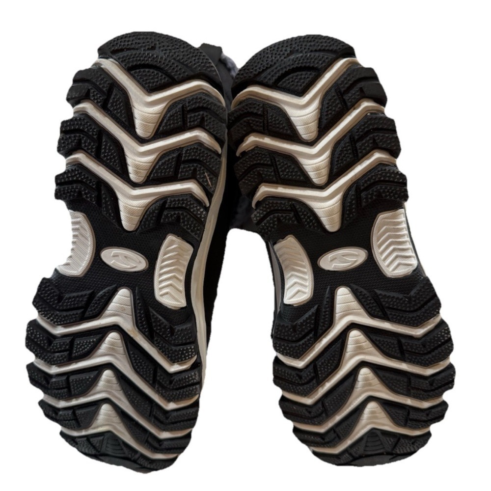 Hobibear Black and Gray Women's Winter Water Proof Snow Boots with Faux Fur - Picture 6 of 14